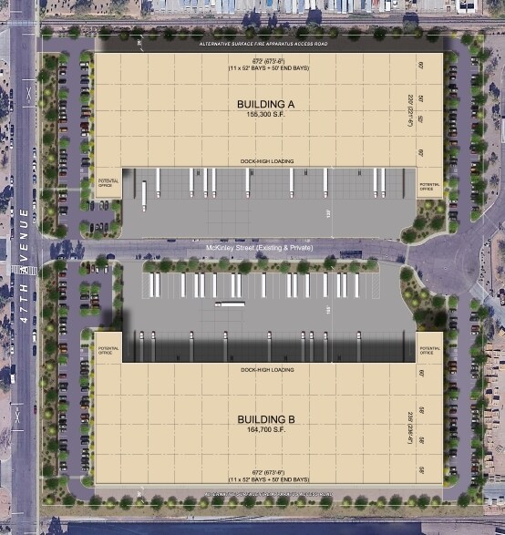 N 47th Ave & McKinley St, Phoenix, AZ à louer - Photo de l’immeuble – Image 1 sur 2