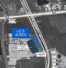 SWQ of I-10 & TX-99, Baytown, TX - Vue aérienne vue de carte - Image1