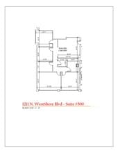 1211 N Westshore Blvd, Tampa, FL à louer Plan d’étage– Image 1 sur 1