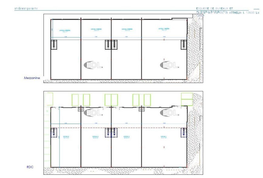Local d'activités dans La Ciotat à vendre - Plan d’étage – Image 3 sur 3
