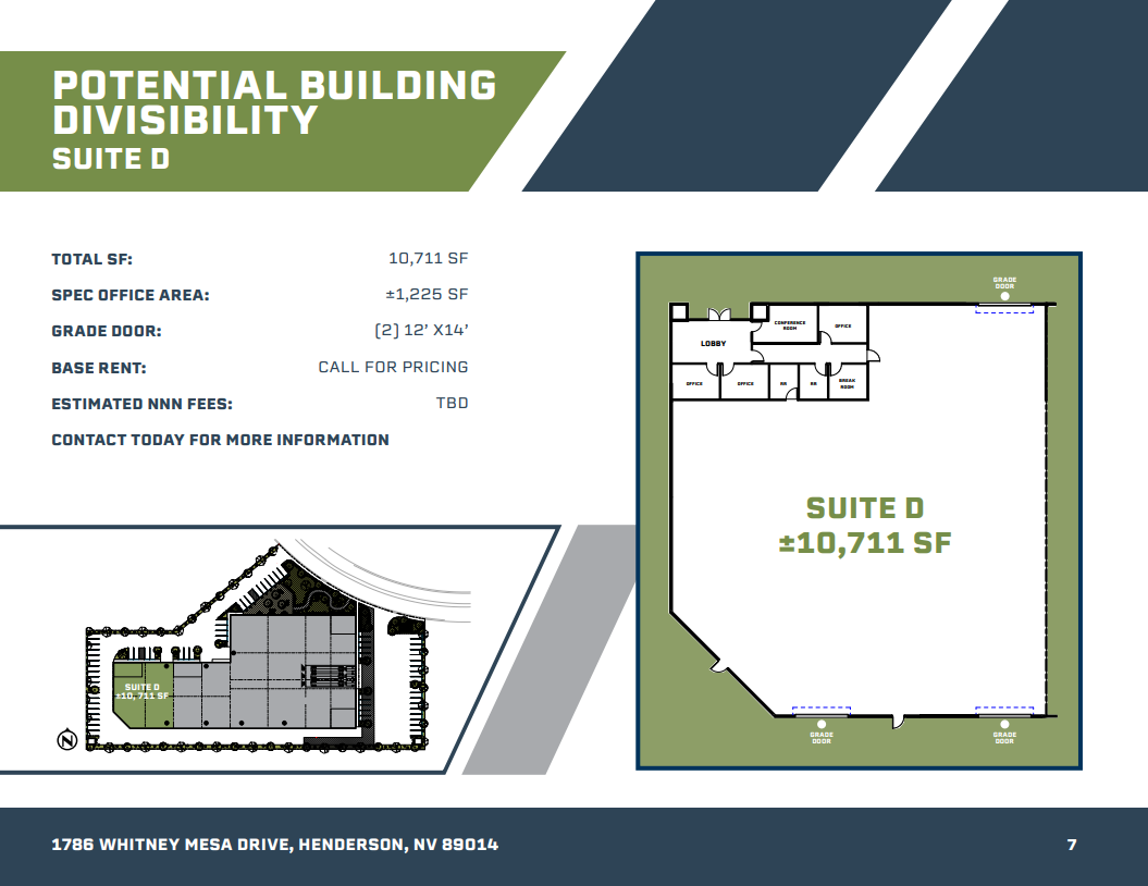 1786 Whitney Mesa Dr, Henderson, NV à louer Plan d’étage– Image 1 sur 1