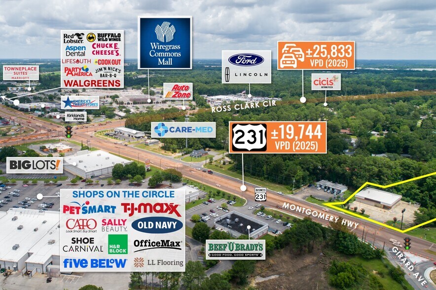 2718 Montgomery Hwy, Dothan, AL à vendre - Photo de l’immeuble – Image 3 sur 5