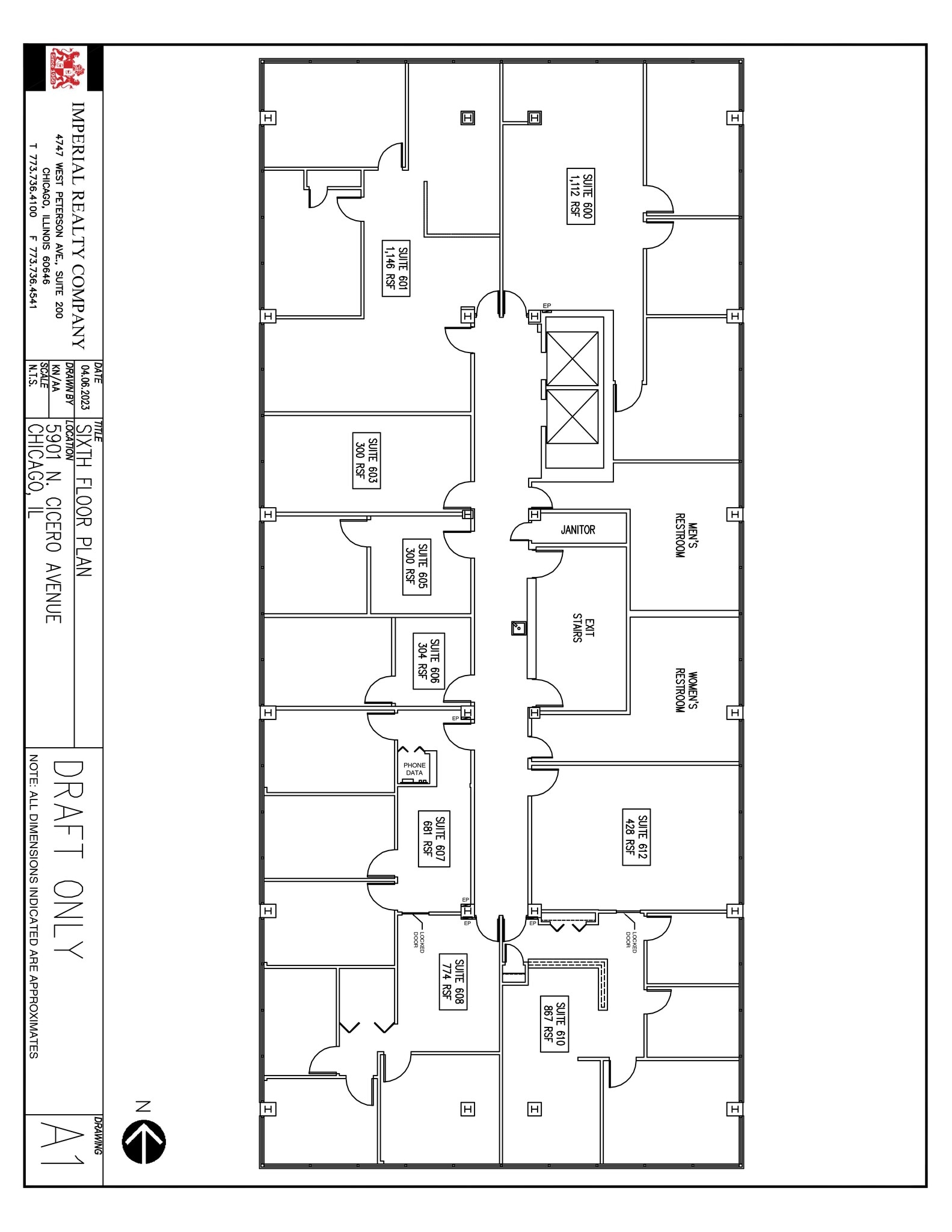 5901 N Cicero Ave, Chicago, IL à louer Plan de site– Image 1 sur 1