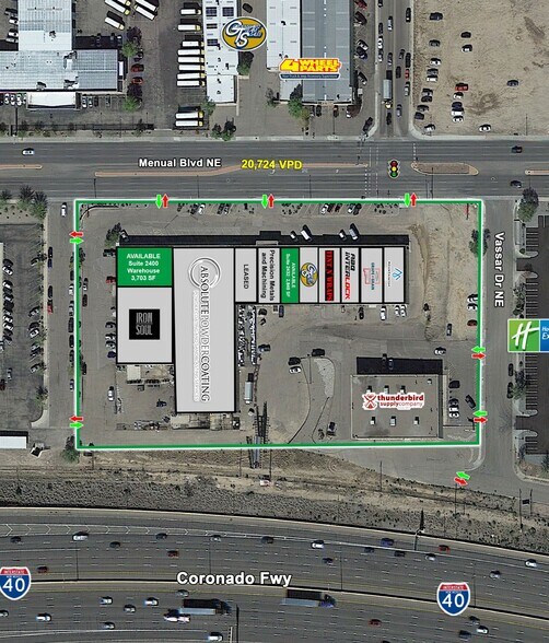 2400-2452 Menaul Blvd, Albuquerque, NM à louer - Photo de l’immeuble – Image 2 sur 7