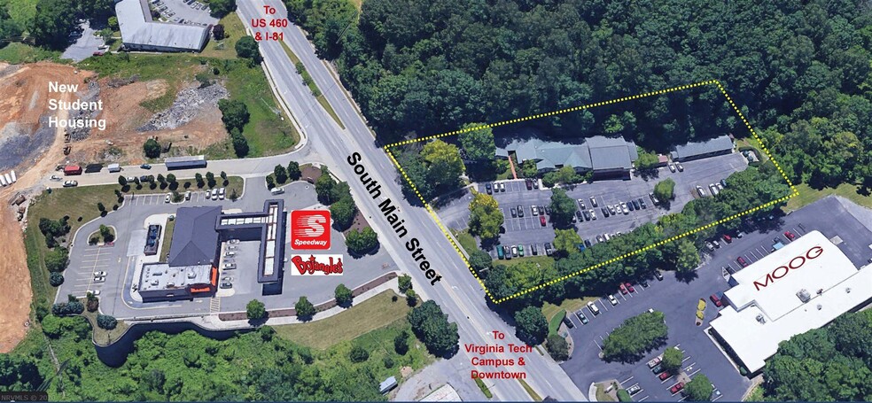 2206 S Main St, Blacksburg, VA à vendre - Aérien – Image 2 sur 4