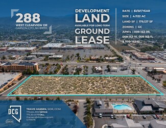 Plus de détails pour 288 W Clearview Dr, Carson City, NV - Terrain à louer