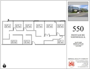 540-550 W Frontage Rd, Northfield, IL à louer Plan d’étage– Image 1 sur 6