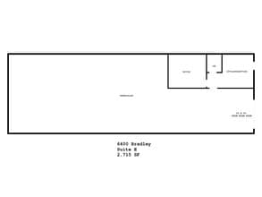 6400 Bradley Dr, Haltom City, TX à louer Plan d’étage– Image 1 sur 2
