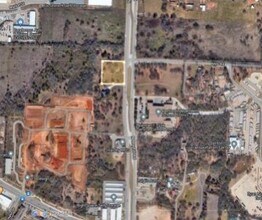 SWC N Mayhill Dr & Mills & Hummingbird, Denton, TX - Vue aérienne vue de carte