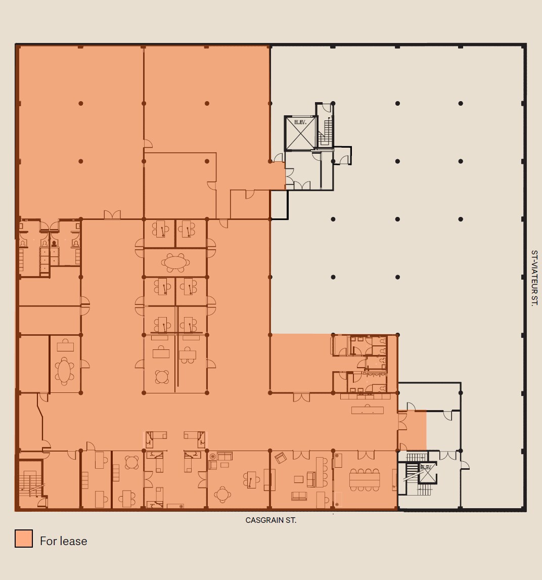 5555-5575 Av Casgrain, Montréal, QC à louer Plan d’étage– Image 1 sur 1