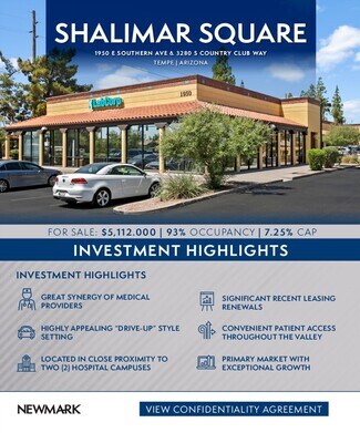 Plus de détails pour Shalimar Square – Bureau à vendre, Tempe, AZ