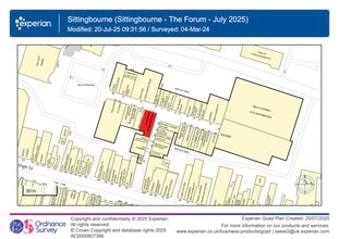High St, Sittingbourne à louer Plan de site– Image 1 sur 2