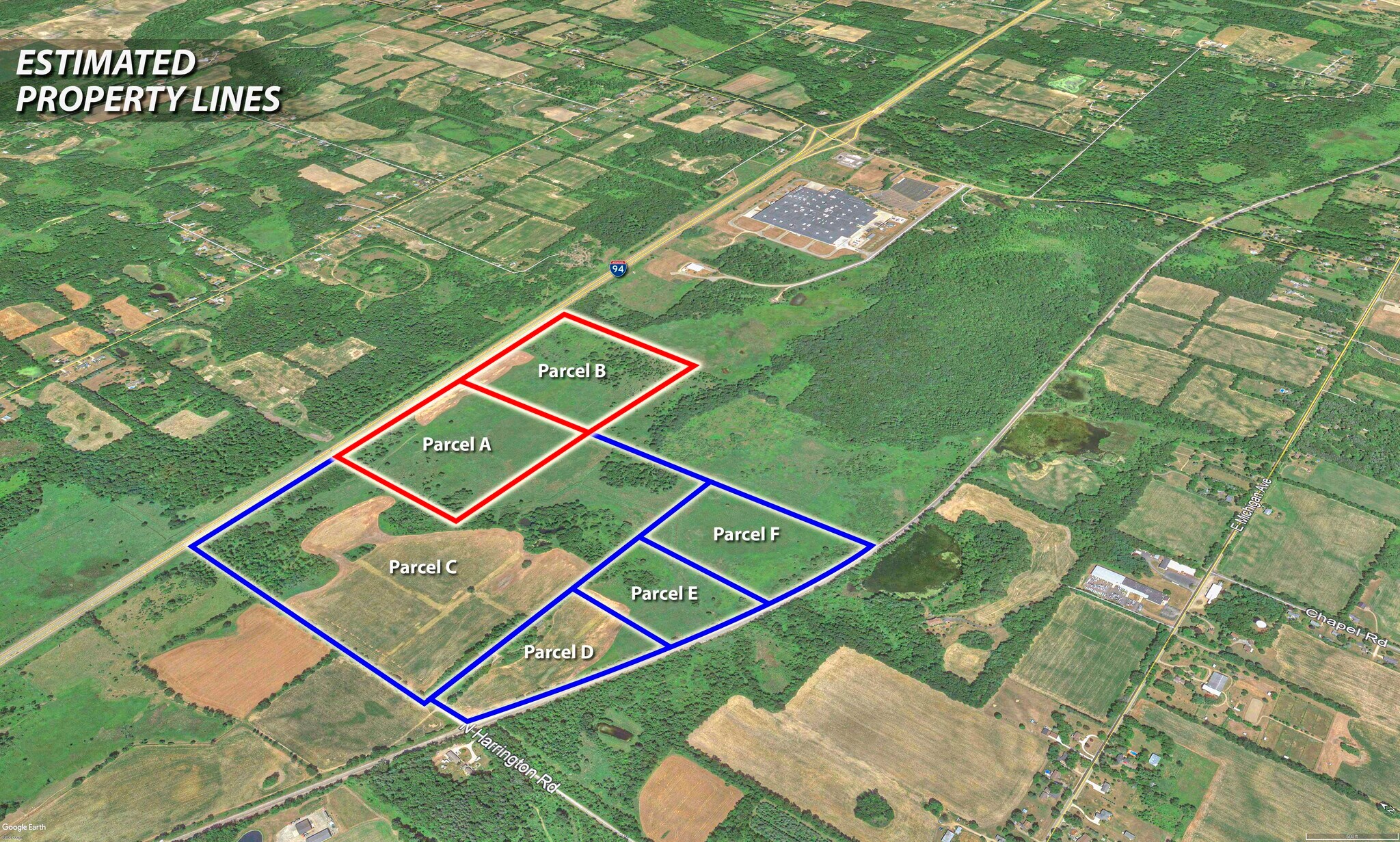 2001 N Harrington Rd, Parma, MI à vendre Aérien– Image 1 sur 14