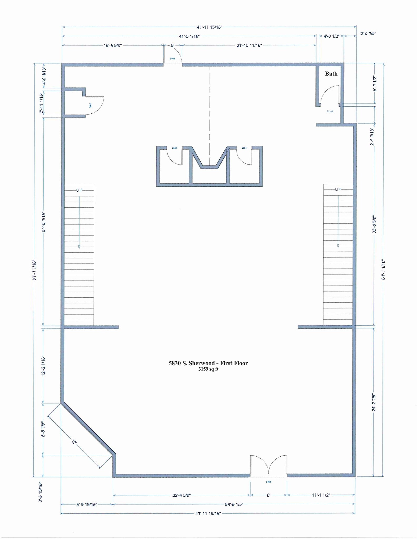 5830 S Sherwood Forest Blvd, Baton Rouge, LA à louer Plan d’étage type– Image 1 sur 2