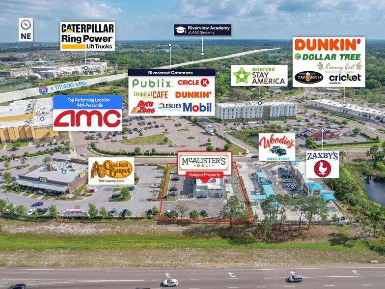 9360 Theater Dr, Gibsonton, FL à vendre - Aérien – Image 3 sur 7