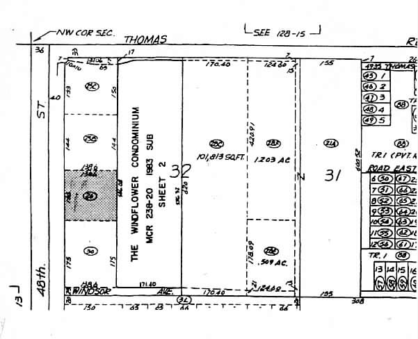 2823 N 48th St, Phoenix, AZ à vendre - Plan cadastral – Image 2 sur 3