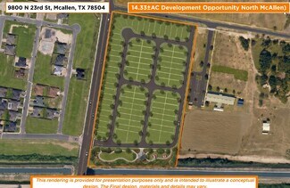 Plus de détails pour 9800 N 23rd St, McAllen, TX - Terrain à vendre