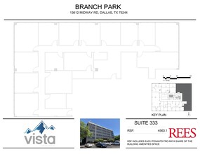 13740 Midway Rd, Farmers Branch, TX à louer Plan de site– Image 1 sur 1