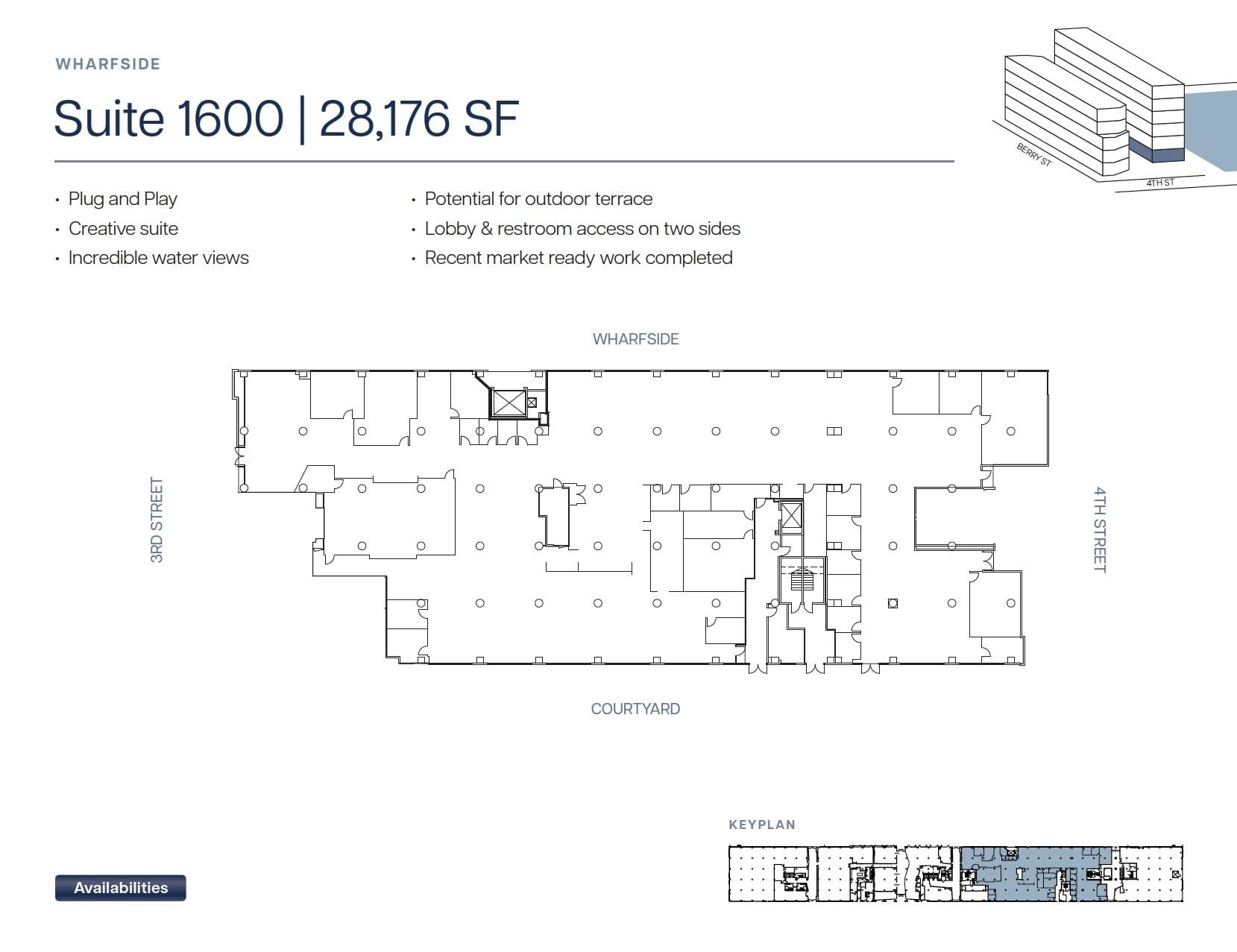 185 Berry St, San Francisco, CA à louer Plan d’étage– Image 1 sur 1