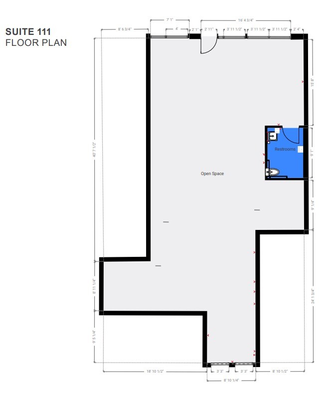 26900-26920 Newport Rd, Menifee, CA à louer Plan d’étage– Image 1 sur 1