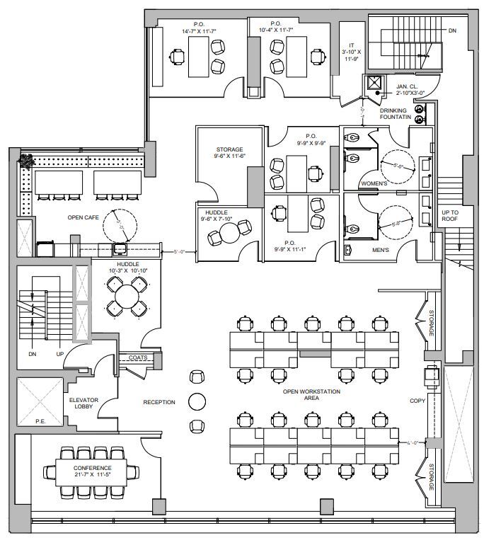 49 W 57th St, New York, NY à louer Plan d’étage– Image 1 sur 1