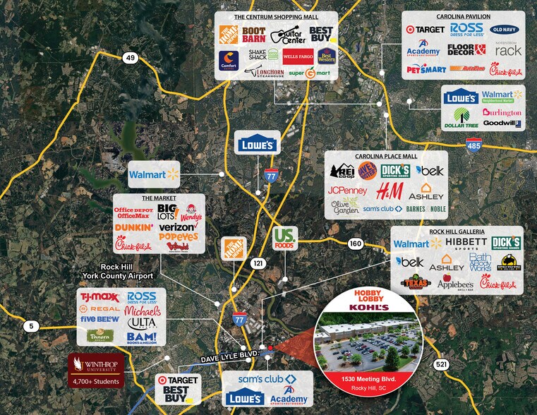 Hobby Lobby & Kohl’s portefeuille de 2 biens à vendre sur LoopNet.fr - Photo de l’immeuble – Image 3 sur 6
