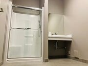 Main floor washroom with shower