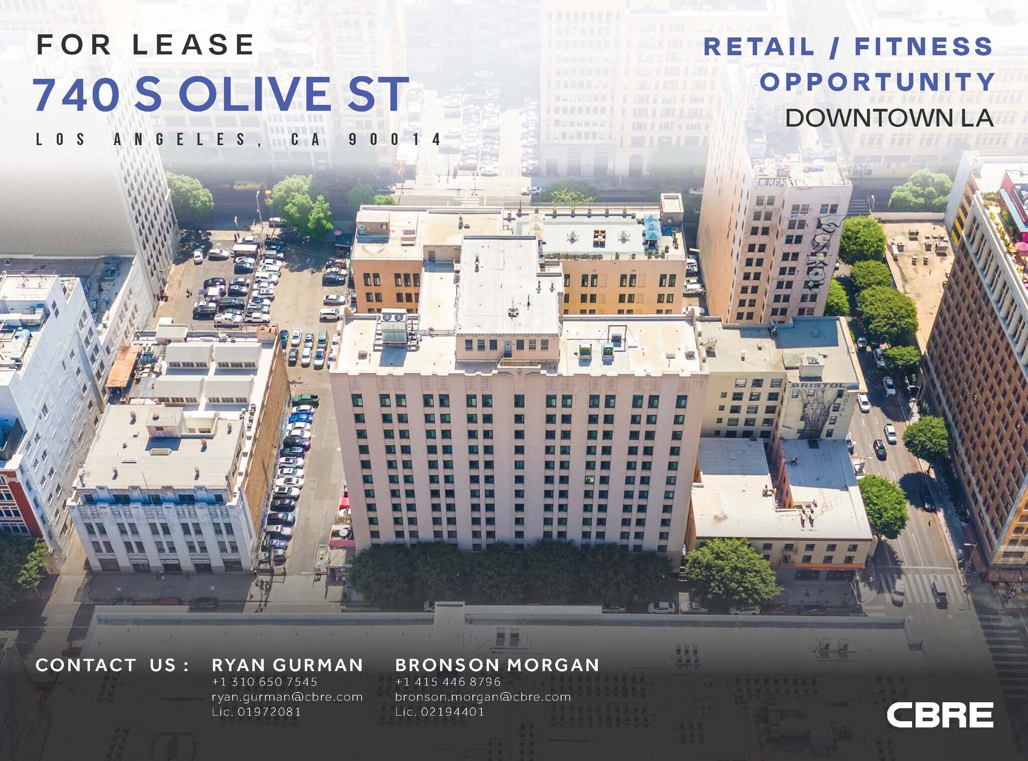740 S Olive St, Los Angeles, CA à louer Photo principale– Image 1 sur 16