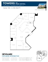 12750 Merit Dr, Dallas, TX à louer Plan d’étage– Image 1 sur 2