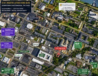 Plus de détails pour 618 E Martin L King Blvd, Chattanooga, TN - Terrain à vendre