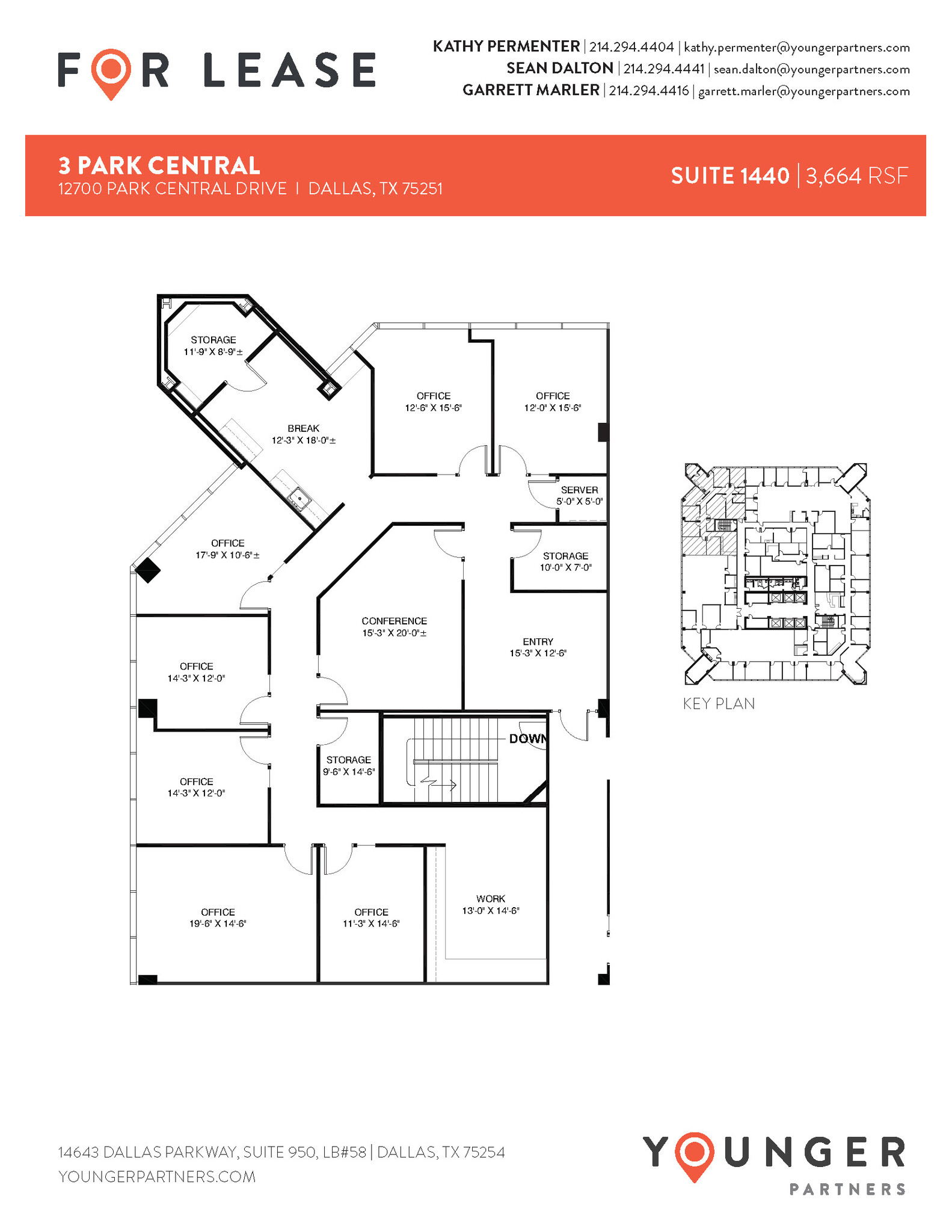 12700 Park Central Dr, Dallas, TX à louer Plan d’étage– Image 1 sur 1