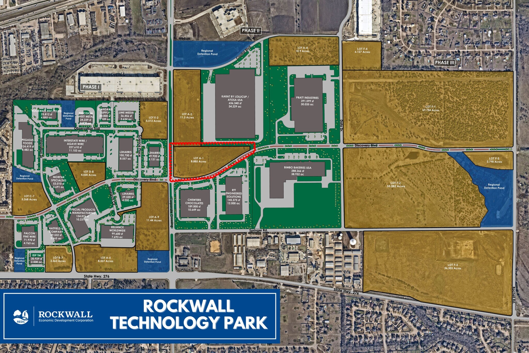 Discovery Blvd & Corporate Crossing, Rockwall, TX à vendre Photo principale– Image 1 sur 2