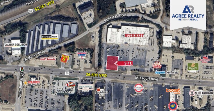 2304 Missouri Boulevard, Jefferson City, MO à louer Photo principale– Image 1 sur 2