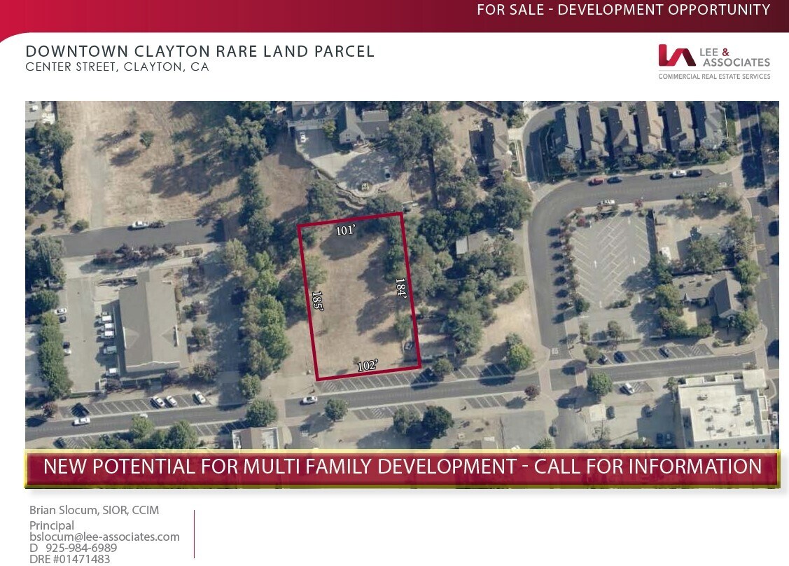 Center St. & Morris St, Clayton, CA à vendre Photo de l’immeuble– Image 1 sur 8