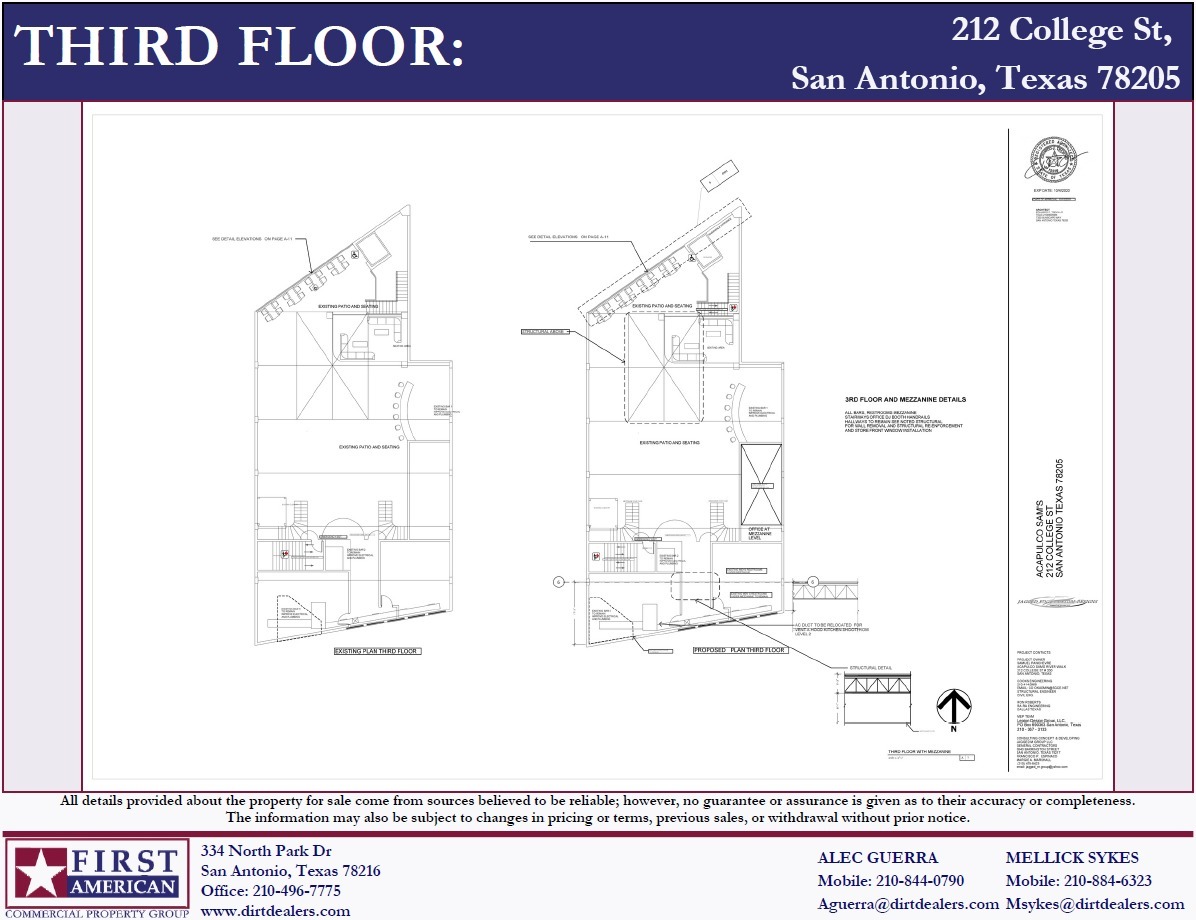 212 College St, San Antonio, TX à louer Plan d’étage– Image 1 sur 1