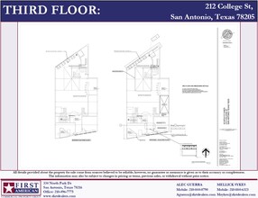 212 College St, San Antonio, TX à louer Plan d’étage– Image 1 sur 1