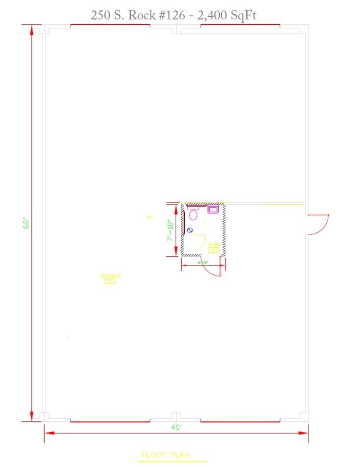 240 S Rock Blvd, Reno, NV à louer Plan d’étage type– Image 1 sur 3