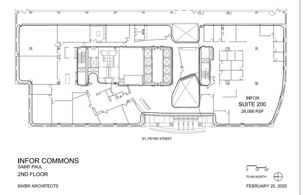 380-388 Saint Peter St, Saint Paul, MN à louer Plan d’étage– Image 1 sur 1