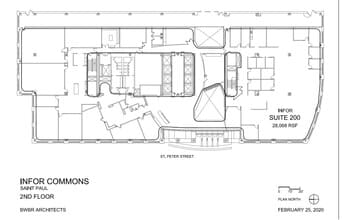 380-388 Saint Peter St, Saint Paul, MN à louer Plan d’étage– Image 1 sur 1