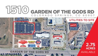 Plus de détails pour 1510 Garden of the Gods Rd, Colorado Springs, CO - Terrain à vendre