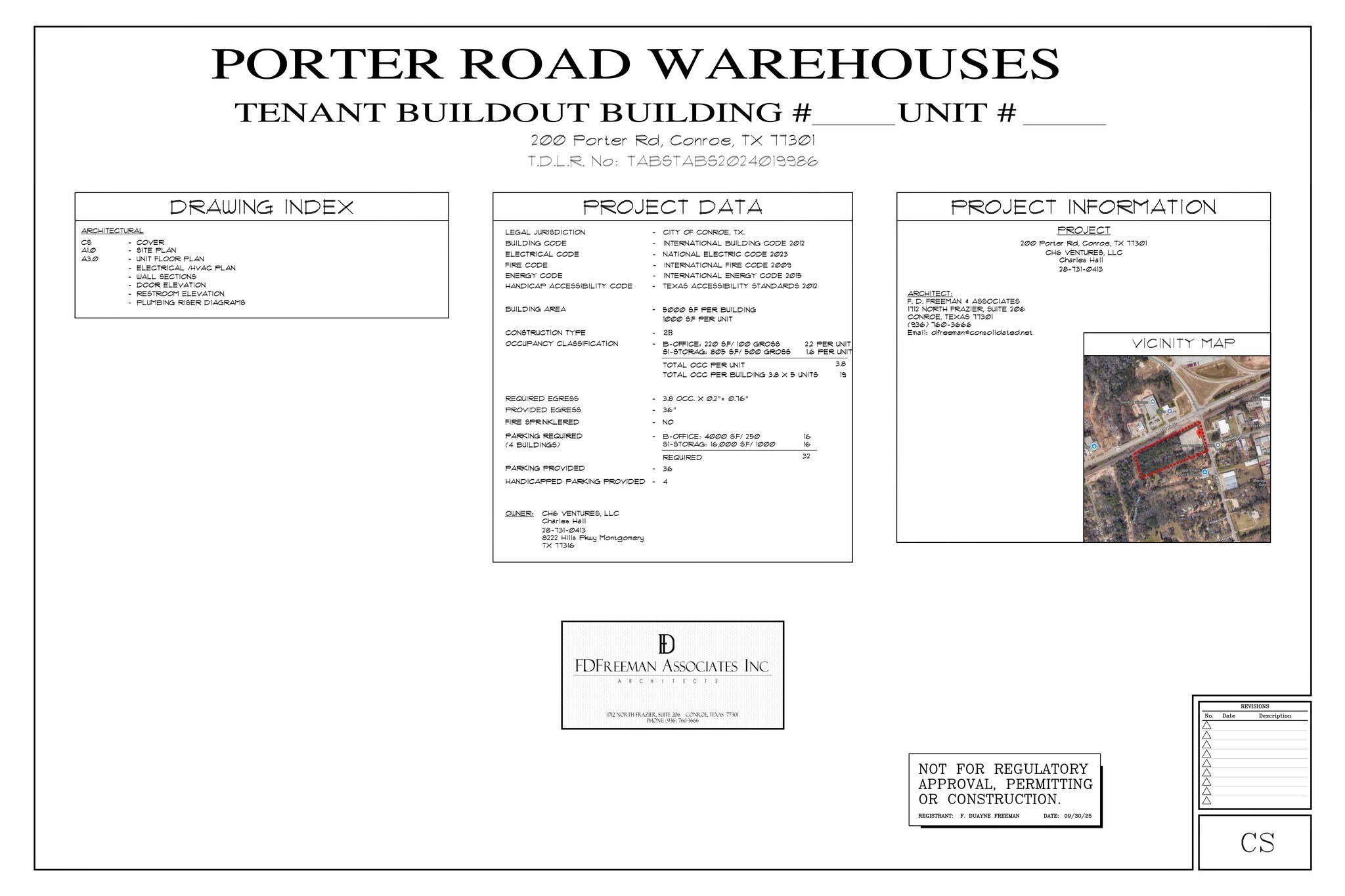 200 Porter Rd, Conroe, TX à louer Plan de site– Image 1 sur 2