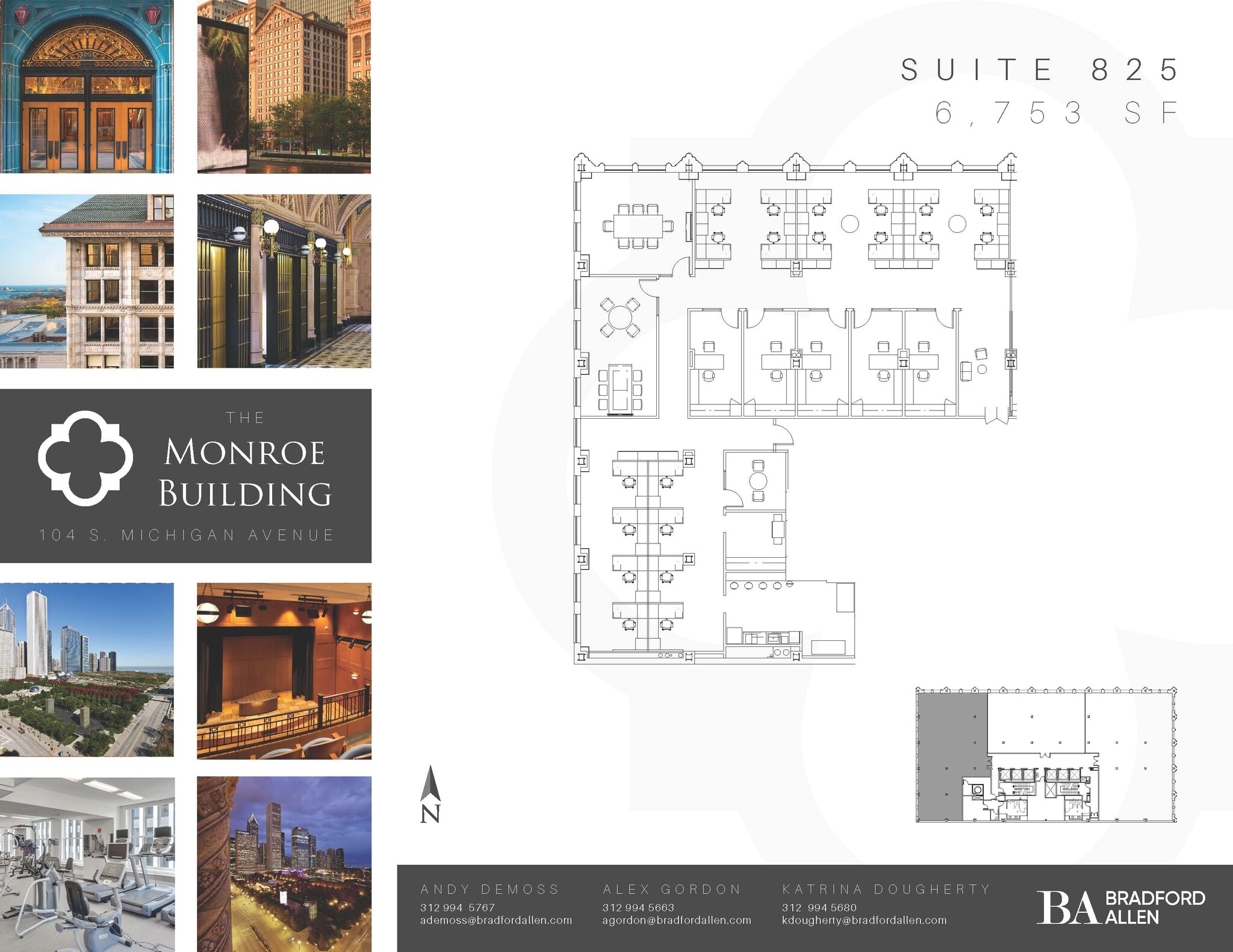 104 S Michigan Ave, Chicago, IL à louer Plan d’étage– Image 1 sur 5