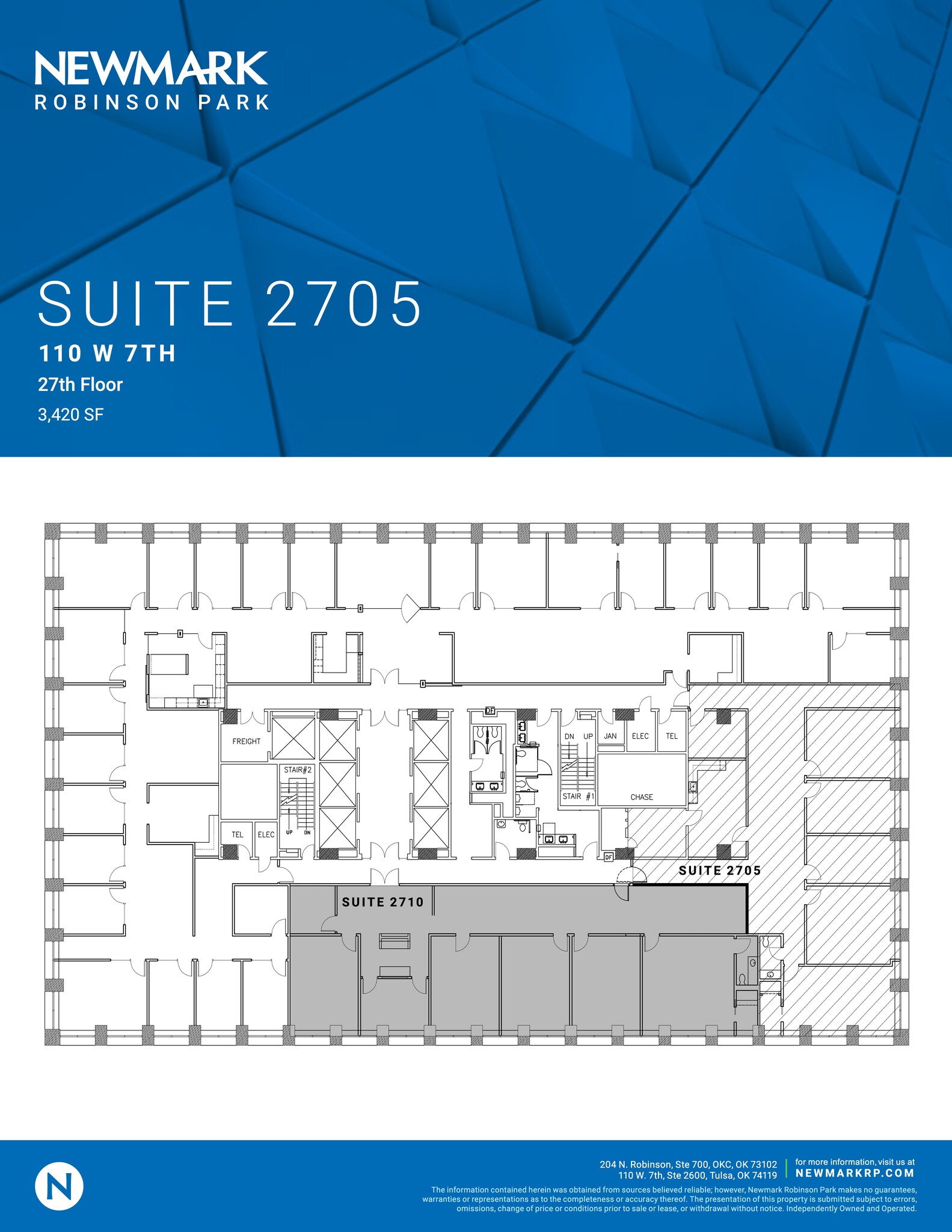 110 W 7th St S, Tulsa, OK à louer Plan de site– Image 1 sur 12