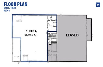 6206 E Trent Ave, Spokane, WA à vendre Plan d’étage– Image 2 sur 2
