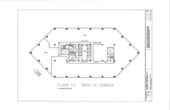 9800 S La Cienega Blvd, Inglewood, CA à louer Plan d’étage– Image 1 sur 1