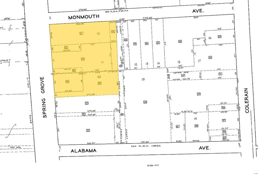 3250 Spring Grove Ave, Cincinnati, OH à vendre - Plan cadastral – Image 3 sur 4