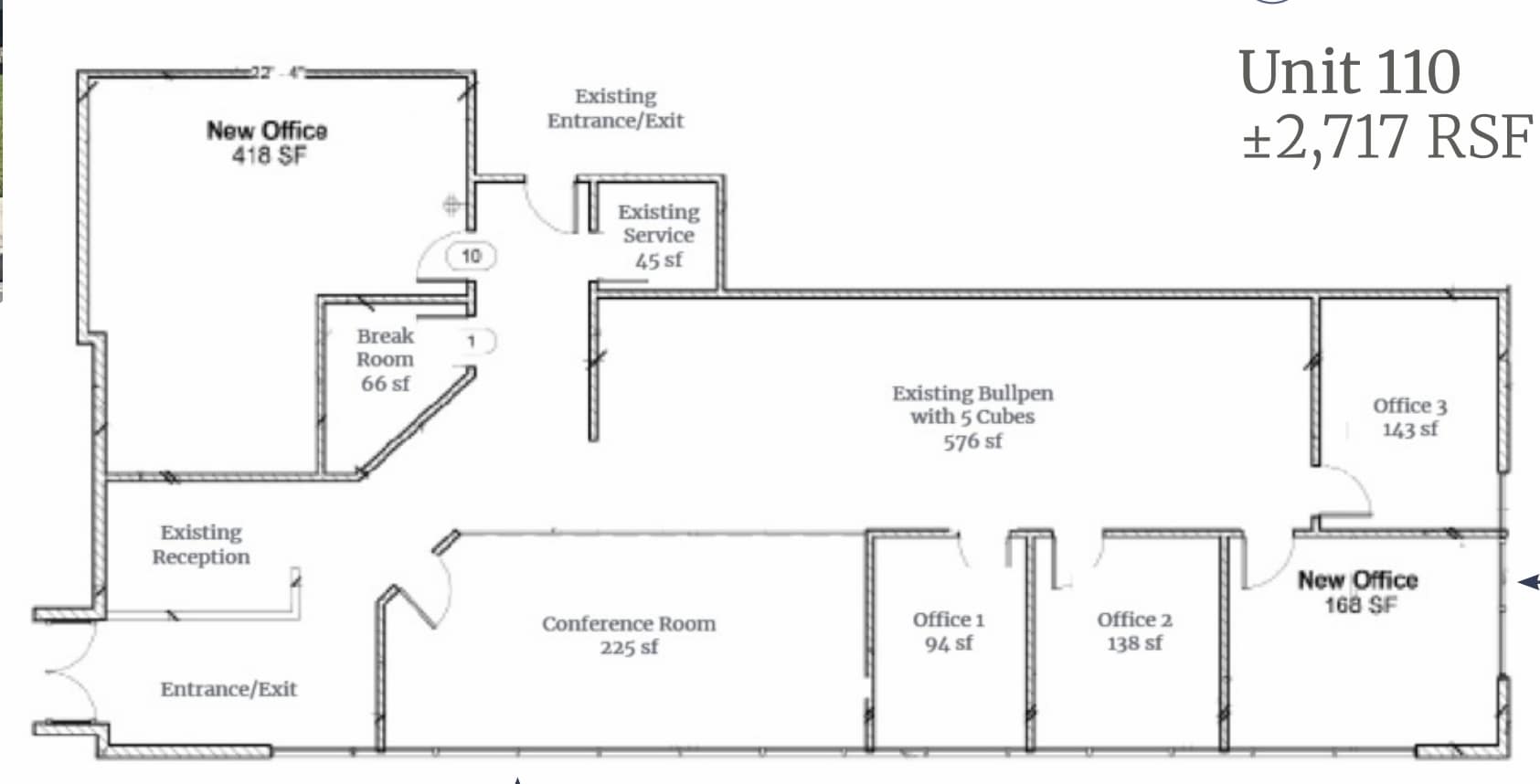 2633 E Indian School Rd, Phoenix, AZ à louer Plan d’étage– Image 1 sur 1