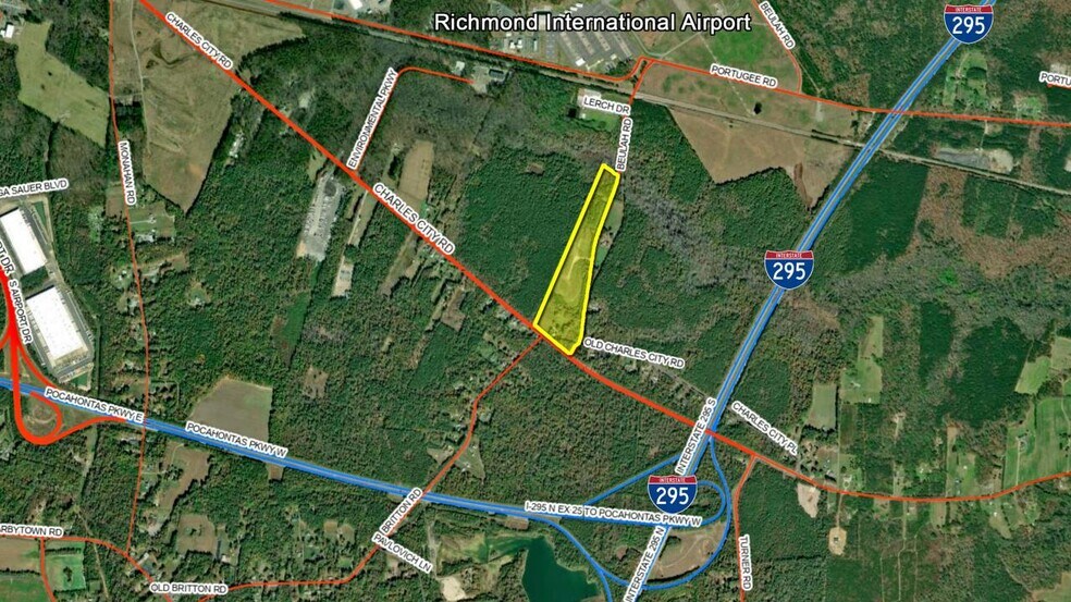 3740 Charles City Rd, Richmond, VA à vendre - Aérien – Image 2 sur 7