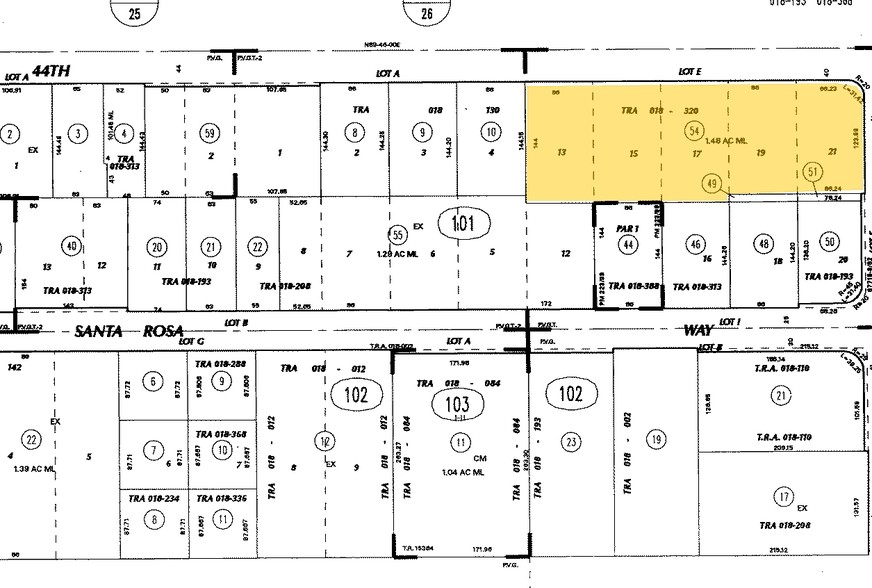 73733 Fred Waring Dr, Palm Desert, CA à louer - Plan cadastral – Image 3 sur 15