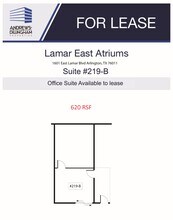 1601 E Lamar Blvd, Arlington, TX à louer Plan d’étage– Image 1 sur 1